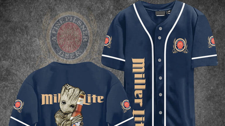 Unleashing the Sporting Spirit: 24 Must-Have Miller Lite Baseball Jerseys!